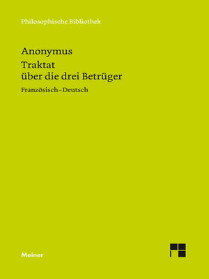 cover image of Traktat über die drei Betrüger